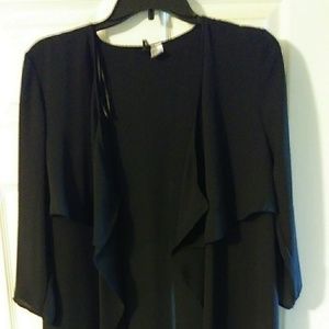 H&M Divided Black poly blend coverall